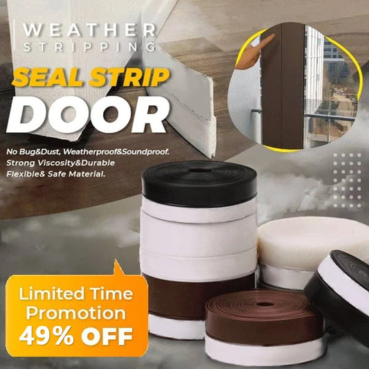 🚪 50% dto. Junta selladora de silicona para puertas y ventanas – bloquea insectos, polvo y ruido, resistente a la intemperie y fácil de cortar. ¡5 m, 5 colores! ✨🏠