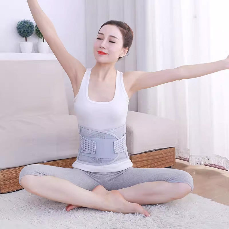 🔥Prenditi cura della tua colonna lombare🎁🎄Protezione per la vita con supporto in acciaio traspirante e rete pressata a caldo