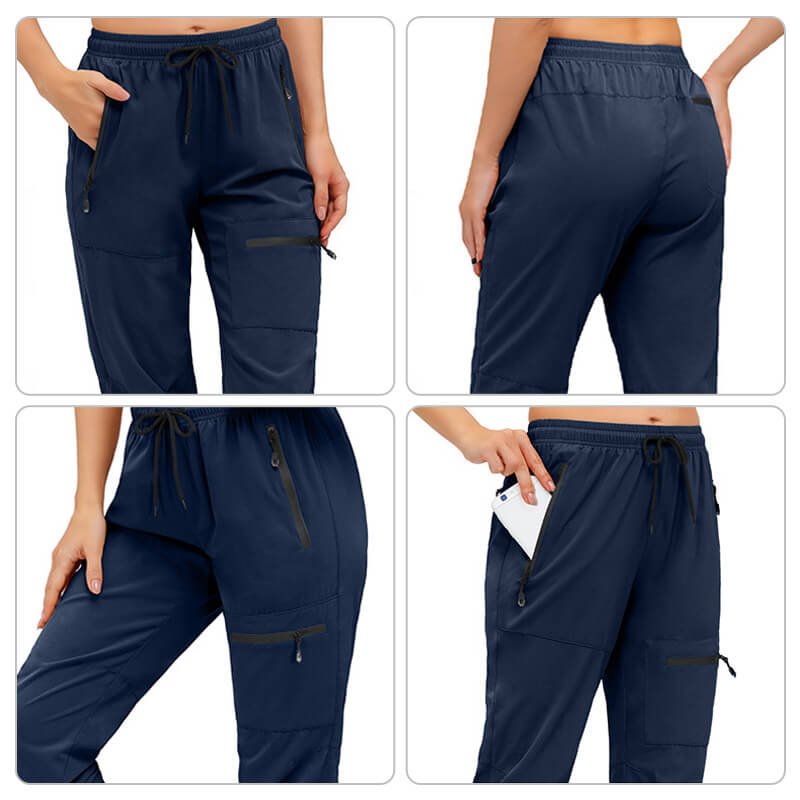 Pantaloni Trekking 5 Zip Tasca da donna