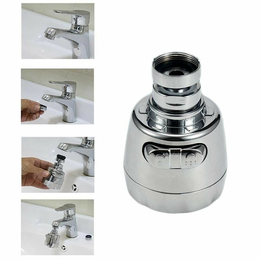 Aeratore girevole a 360° per rubinetti, ABS o metallo