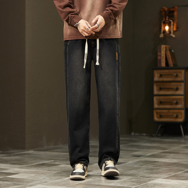 💎 60% DI SCONTO! 💎 Jeans Uomo Larghi e Dritti – Taglio Moderno, Tessuto Morbido & Vestibilità Comoda per Ogni Occasione 👖🔥