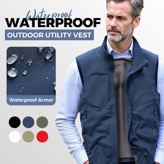 Gilet multiuso impermeabile da uomo per esterni