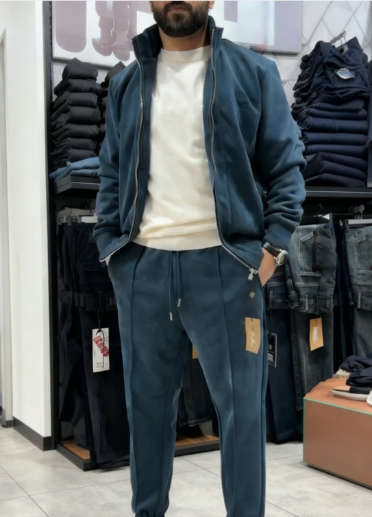 🎅Set due pezzi giacca e pantaloni casual da uomo