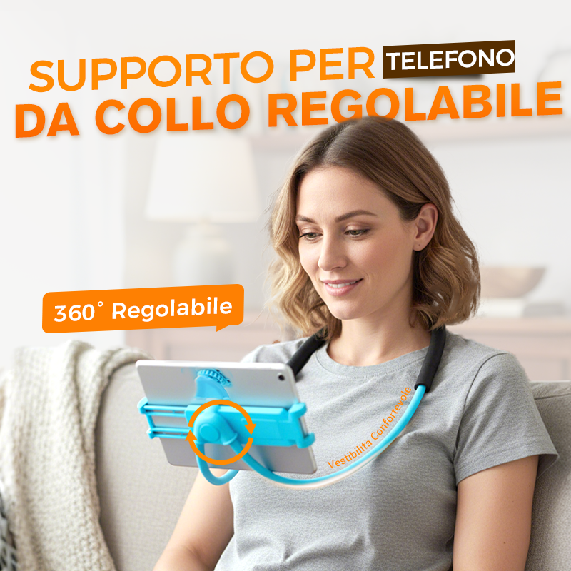 Supporto per Telefono da Collo Regolabile