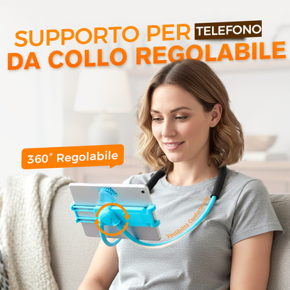 Supporto per Telefono da Collo Regolabile