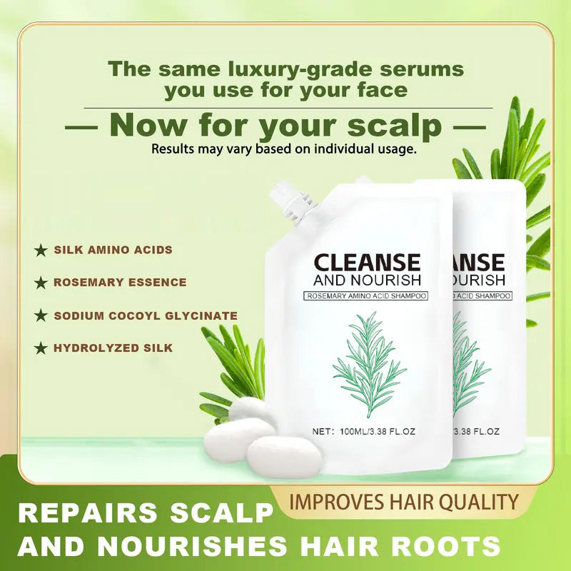🧴 ACQUISTA 2 E NE OTTIENI 1 GRATIS! ✨ Shampoo per capelli lisci e lucenti - Crescita naturale, riparazione profonda dei follicoli, formula senza solfati per tutti i tipi di capelli 🌟📦