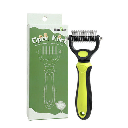 💐50% DE RÉDUCTION🐩Peigne démêlage pour chiens/chats – Poils longs & courts efficace 🌀