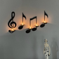 Candelabro con Note Musicali