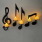 Candelabro con Note Musicali