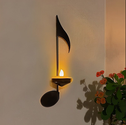 Candelabro con Note Musicali