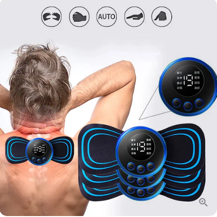 🔥 COMPRA 1, OTTIENI 1 GRATIS! 🔥Massaggiatore Portatile con 8 Modalità e Schermo LCD - Mini Stimolatore Muscolare per il Sollievo dal Dolore