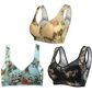 【🌸2024 Nuovi prodotti】💖Biancheria intima con motivo floreale in pizzo senza anello in acciaio