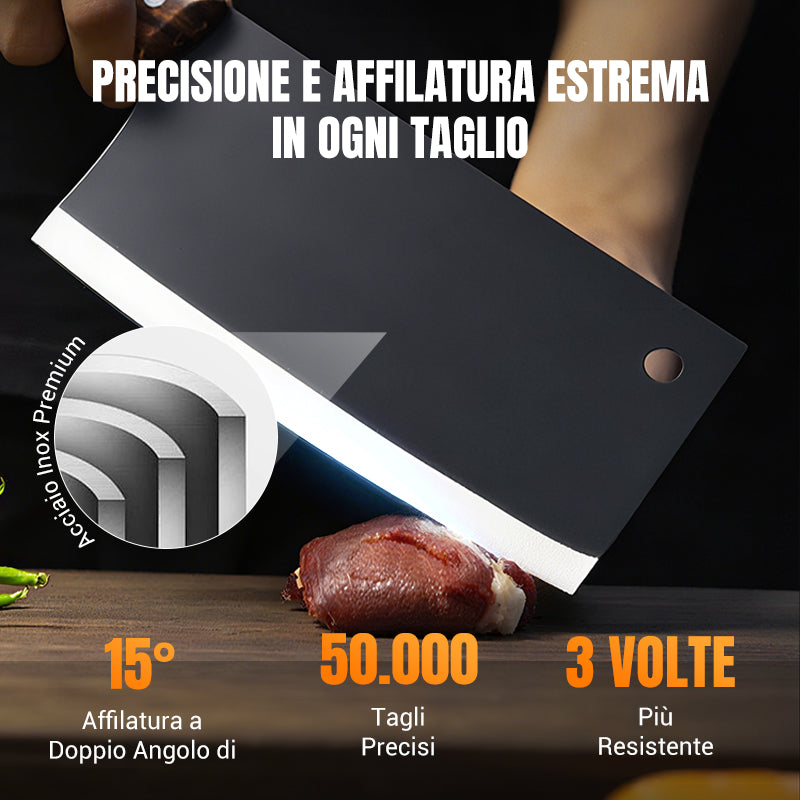 Coltello da Cucina Affilato e Resistente