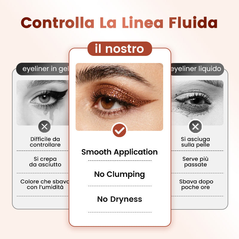 🎉Vendita calda 50% OFF💗Penna per Eyeliner Perlata Colorata