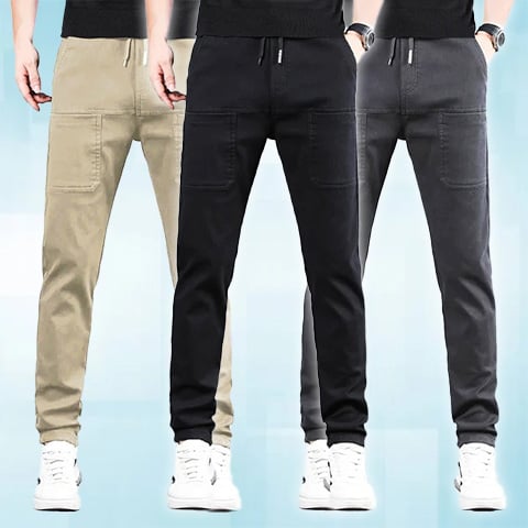 Pantaloni Multifunzionali– Pantaloni Cargo Elasticizzati con Multi-Tasca
