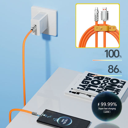 Cavi dati di ricarica rapida anti-rottura a 180° (120W)