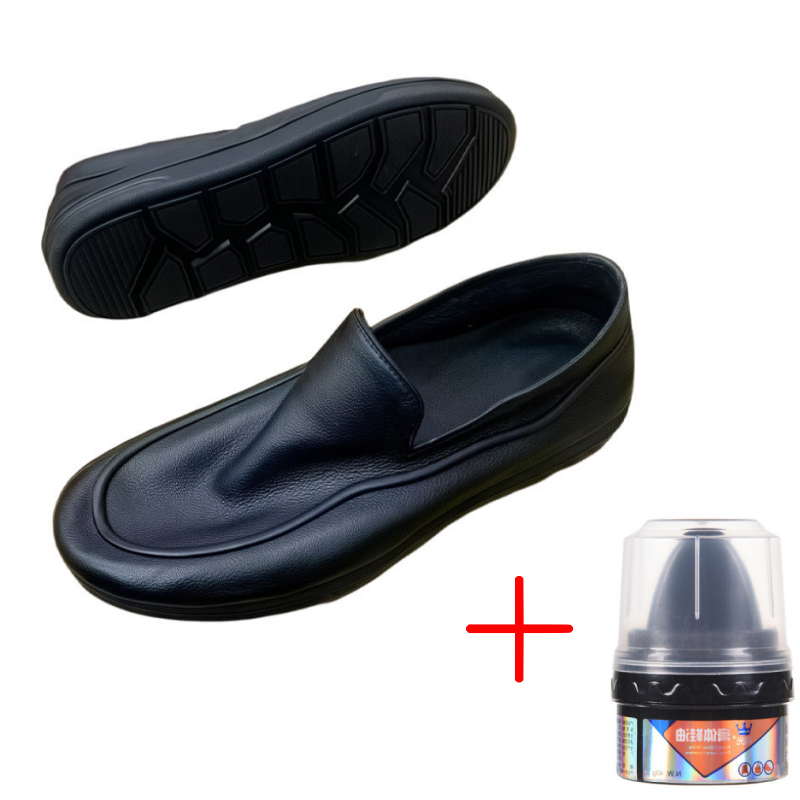 Mocassini slip-on casual da uomo, larghi e traspiranti