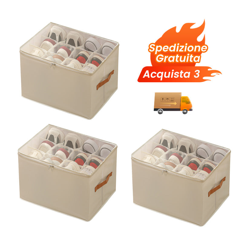 ⏳Offerta limitata -50%💥Scatola Porta Scarpe Multifunzionale e Antipolvere