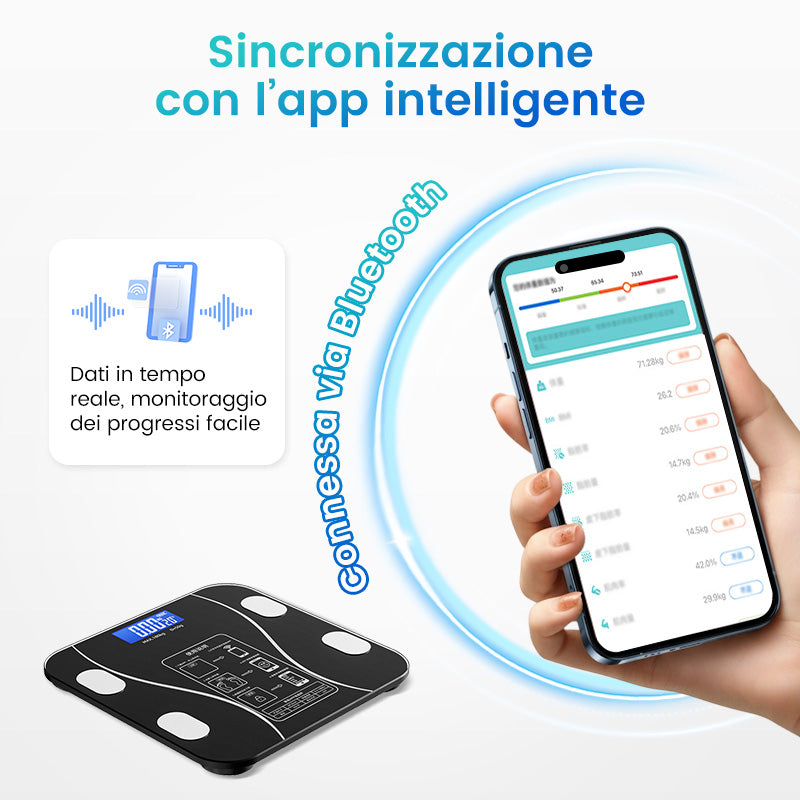 🏅🔥 Ultimo giorno di vendita 50% di sconto 🔥 Peso e grasso corporeo Scala digitale intelligente 🏃 ‍