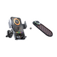 Supporto per telefono auto 2 in 1 con rotazione automatica e caricatore wireless
