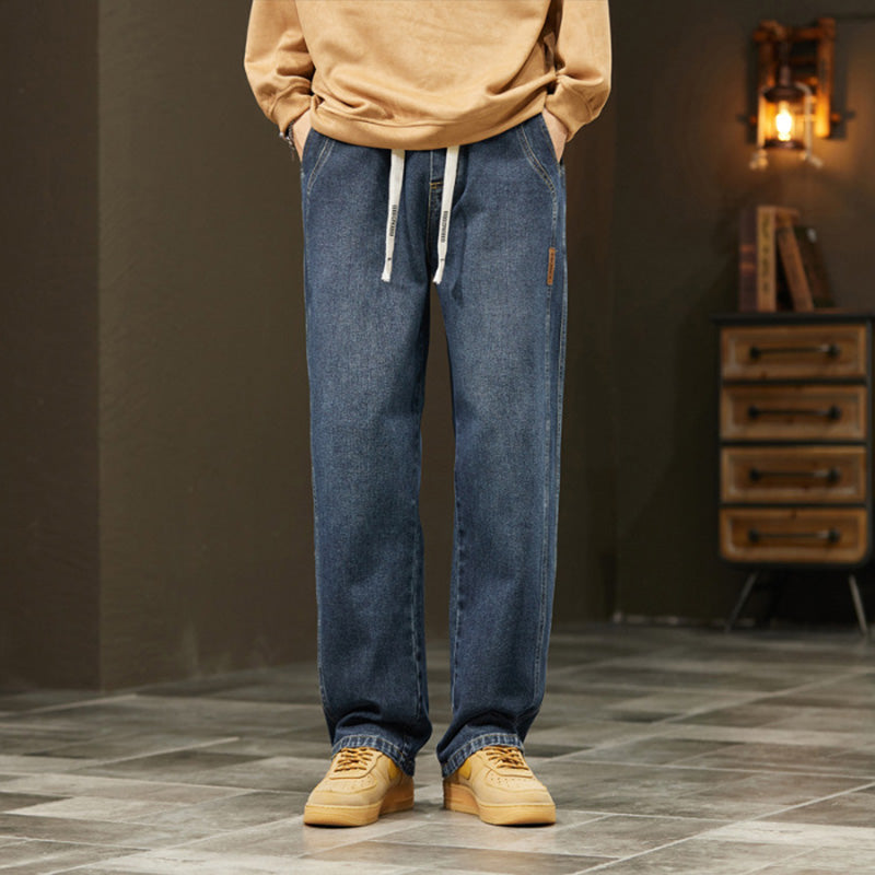 💎 60% DI SCONTO! 💎 Jeans Uomo Larghi e Dritti – Taglio Moderno, Tessuto Morbido & Vestibilità Comoda per Ogni Occasione 👖🔥