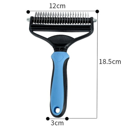 💐50% DE RÉDUCTION🐩Peigne démêlage pour chiens/chats – Poils longs & courts efficace 🌀