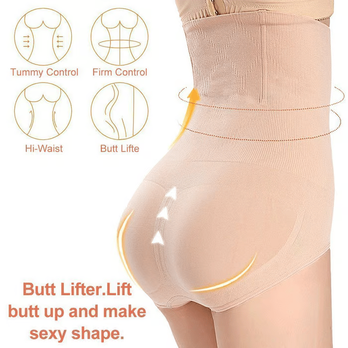 Slip Modellante a Vita Alta con Controllo Addominale