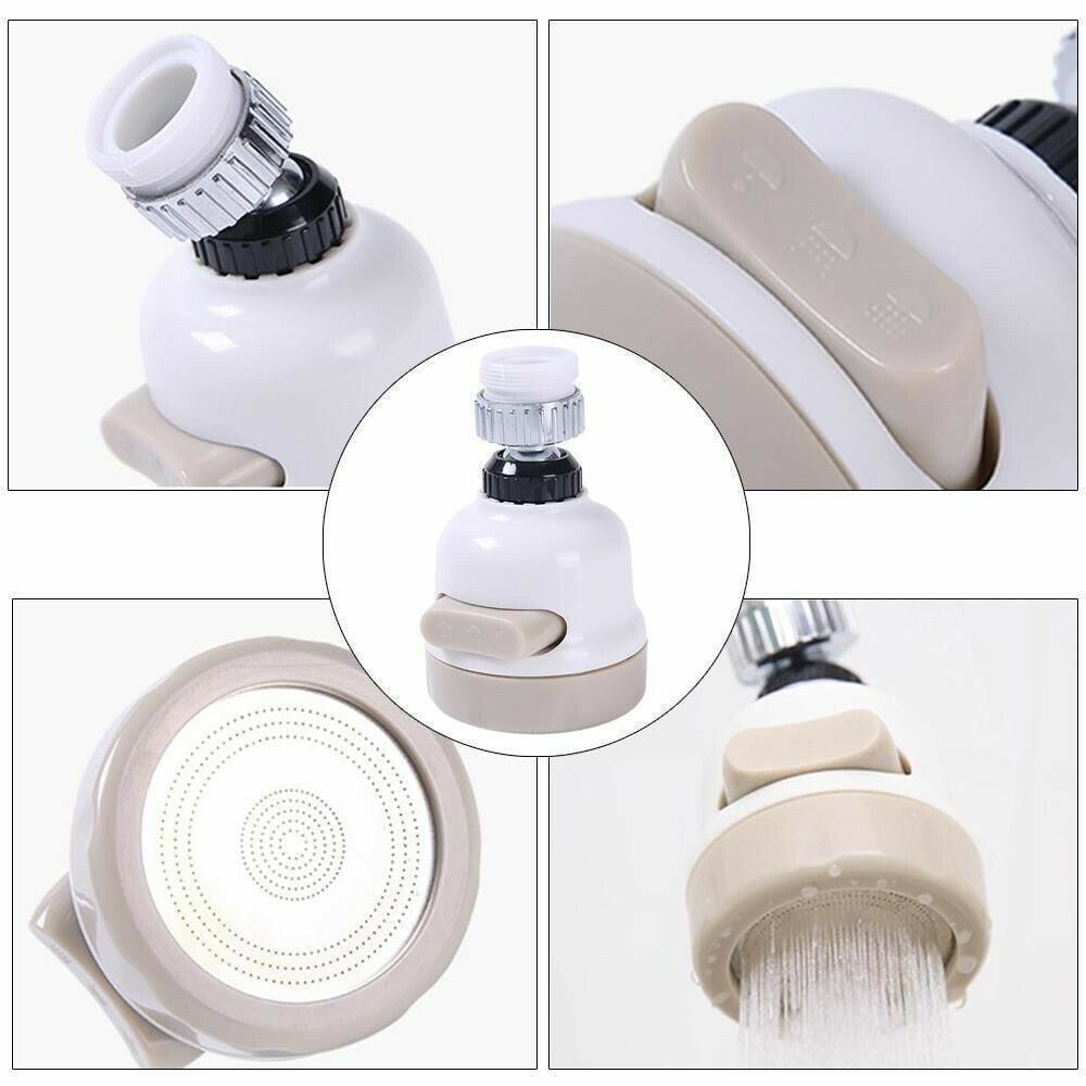 Aeratore girevole a 360° per rubinetti, ABS o metallo