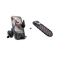 Supporto per telefono auto 2 in 1 con rotazione automatica e caricatore wireless