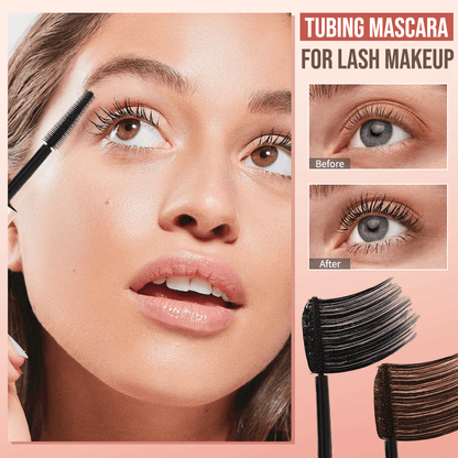 ✨ Duo de mascaras gainants noir et marron pour un maquillage des cils parfait