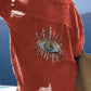 Camicia casual con  paillette e perline