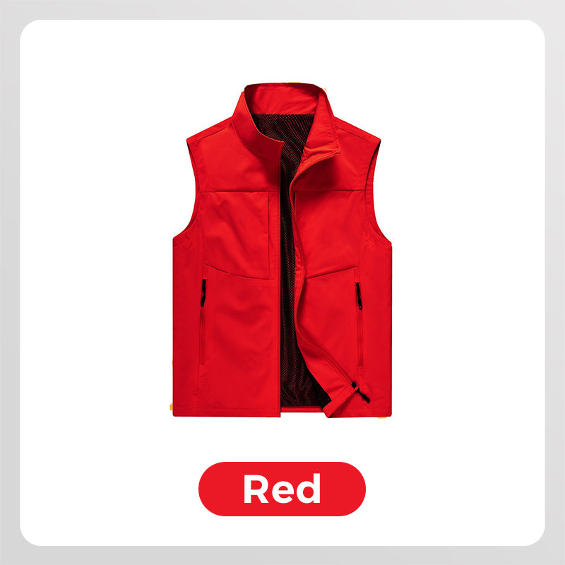 Gilet multiuso impermeabile da uomo per esterni