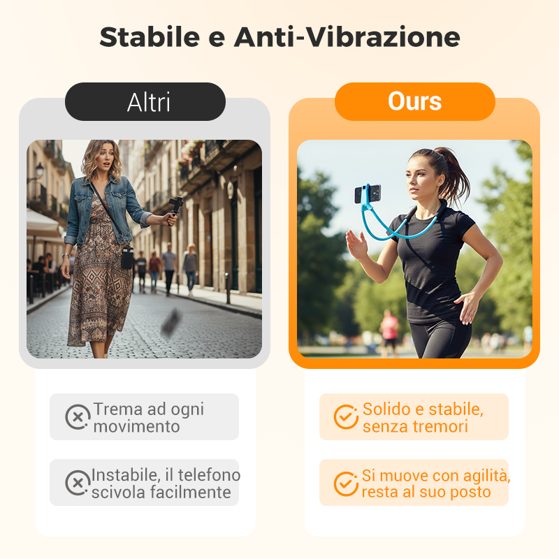 Supporto per Telefono da Collo Regolabile