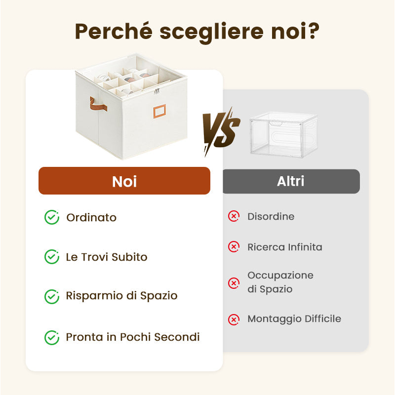 ⏳Offerta limitata -50%💥Scatola Porta Scarpe Multifunzionale e Antipolvere
