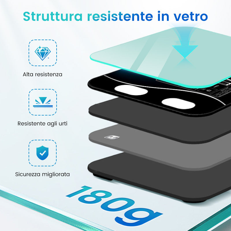🏅🔥 Ultimo giorno di vendita 50% di sconto 🔥 Peso e grasso corporeo Scala digitale intelligente 🏃 ‍