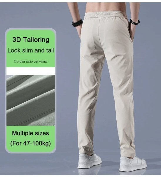 🔥Promozione ultimo giorno SCONTO DEL 49%– Pantaloni elasticizzati ad asciugatura rapida da uomo