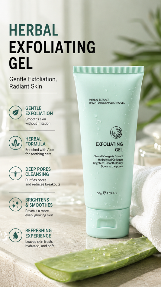 🏆 Offre spéciale du dernier jour : 9,99 € ! 🔥 2 achetés, le 3e offert 🎁 Gel exfoliant éclaircissant aux extraits de plante – Formule douce végétale, exfoliation efficace & soin unifiant pour la peau 🧴