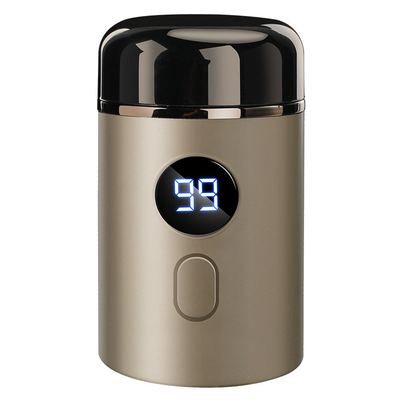 🪒 PROMO FLASH 50% ! ⚡ Rasoir Électrique Mini Portable – 15 Lames Turbo Inox, 7200 tr/min, Double Anneau 3D, Usage Sec/Humide, Recharge USB, Autonomie 60min ✨