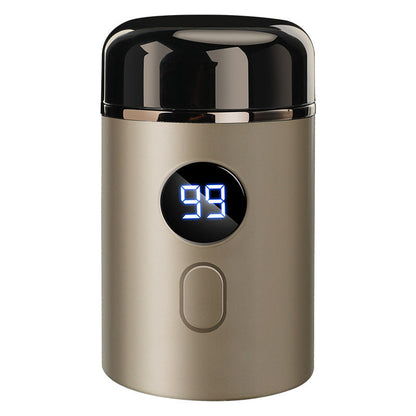 🪒 PROMO FLASH 50% ! ⚡ Rasoir Électrique Mini Portable – 15 Lames Turbo Inox, 7200 tr/min, Double Anneau 3D, Usage Sec/Humide, Recharge USB, Autonomie 60min ✨