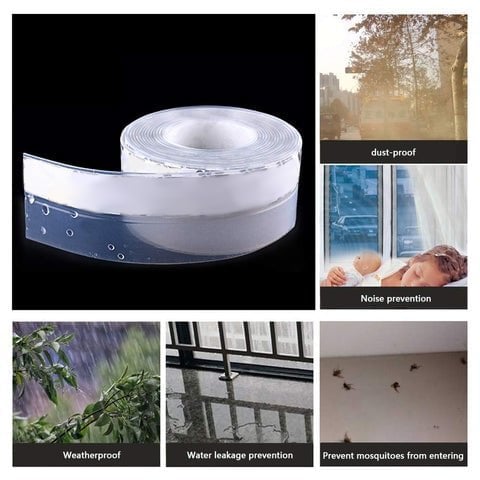 🚪 50% dto. Junta selladora de silicona para puertas y ventanas – bloquea insectos, polvo y ruido, resistente a la intemperie y fácil de cortar. ¡5 m, 5 colores! ✨🏠