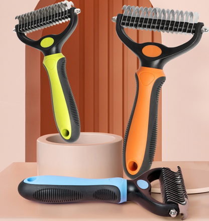 💐50% DE RÉDUCTION🐩Peigne démêlage pour chiens/chats – Poils longs & courts efficace 🌀