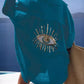 Camicia casual con  paillette e perline