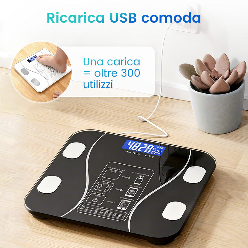 🏅🔥 Ultimo giorno di vendita 50% di sconto 🔥 Peso e grasso corporeo Scala digitale intelligente 🏃 ‍