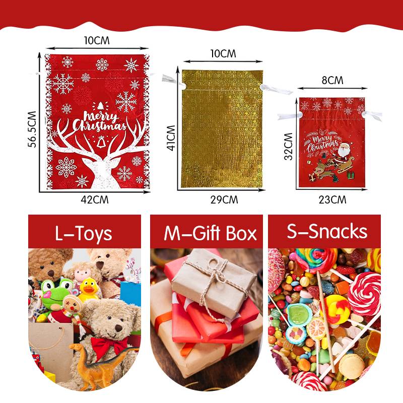 🎅 Vendita di Natale SCONTO 49% 🎄 La Migliore Borsa Regalo Natalizia Con Cordino Al Mondo 🎁