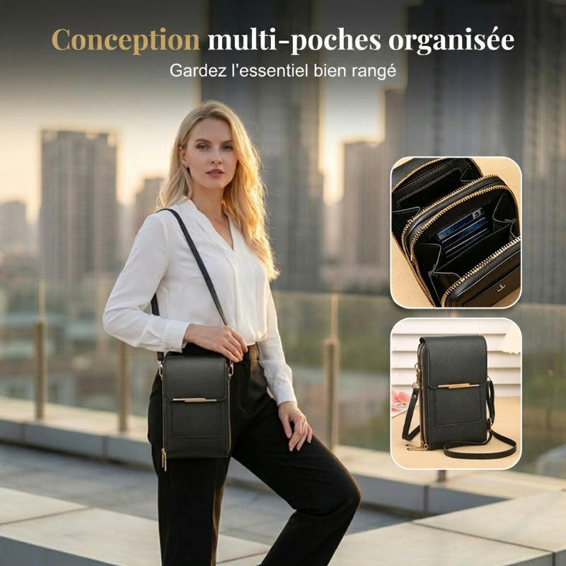 🔥Soldes exceptionnels 50% de réduction -🎁Sacoche pour téléphone portable à écran tactile pour femme🤩