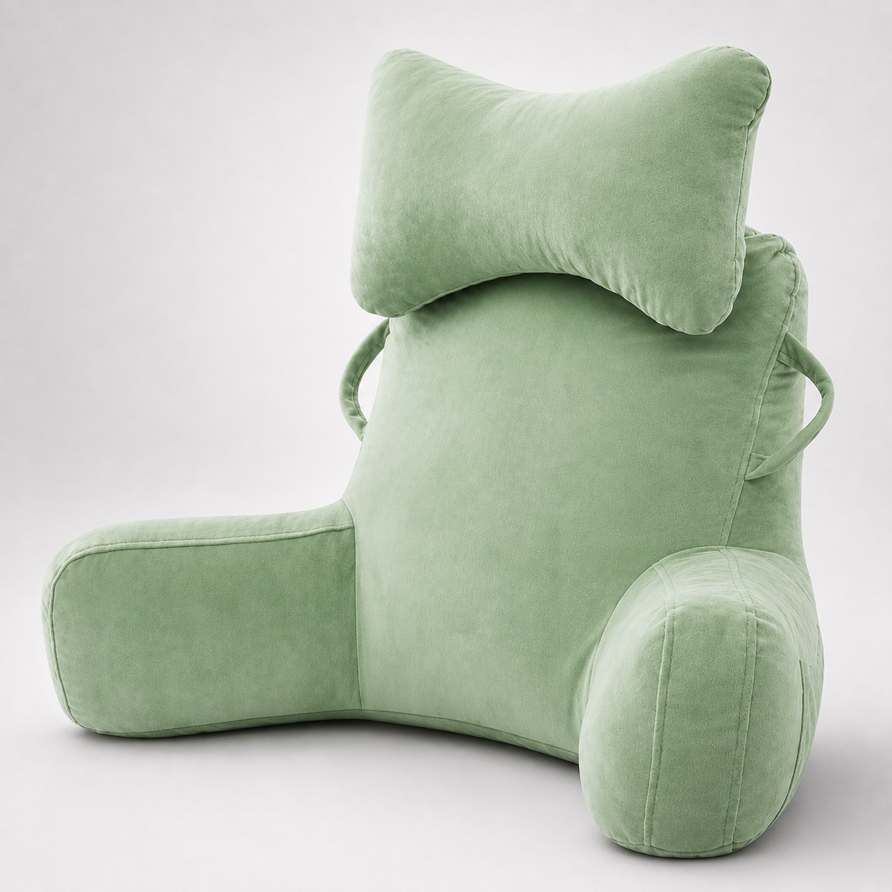 🛋️50 % DE RÉDUCTION EN CE MOMENT ! Oreiller multifonctionnel pour le dos, idéal pour la lecture au lit — Coussin de soutien lombaire en velours doux avec accoudoirs et poche latérale, parfait pour lire, jouer, travailler et regarder la télévision au li