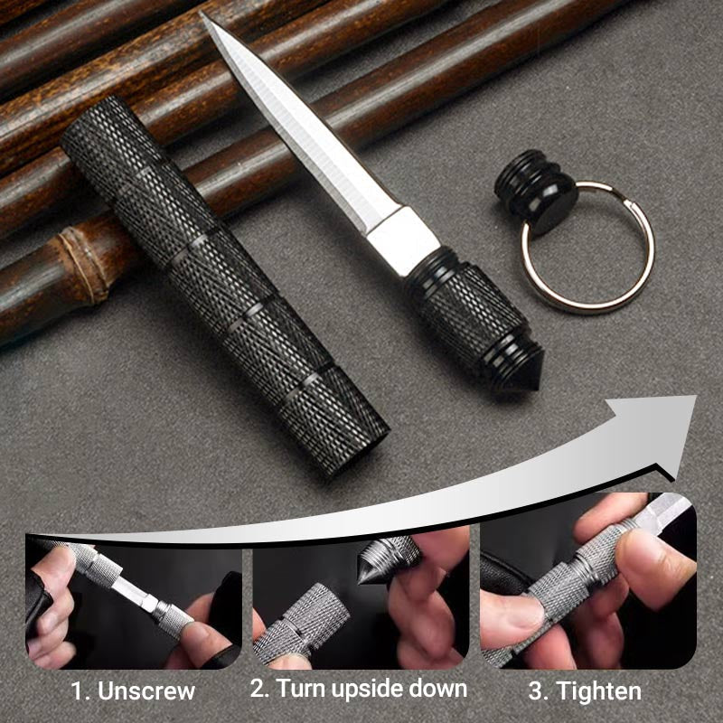 👍Livello professionale🔥Coltellino tascabile smontabile con portachiavi