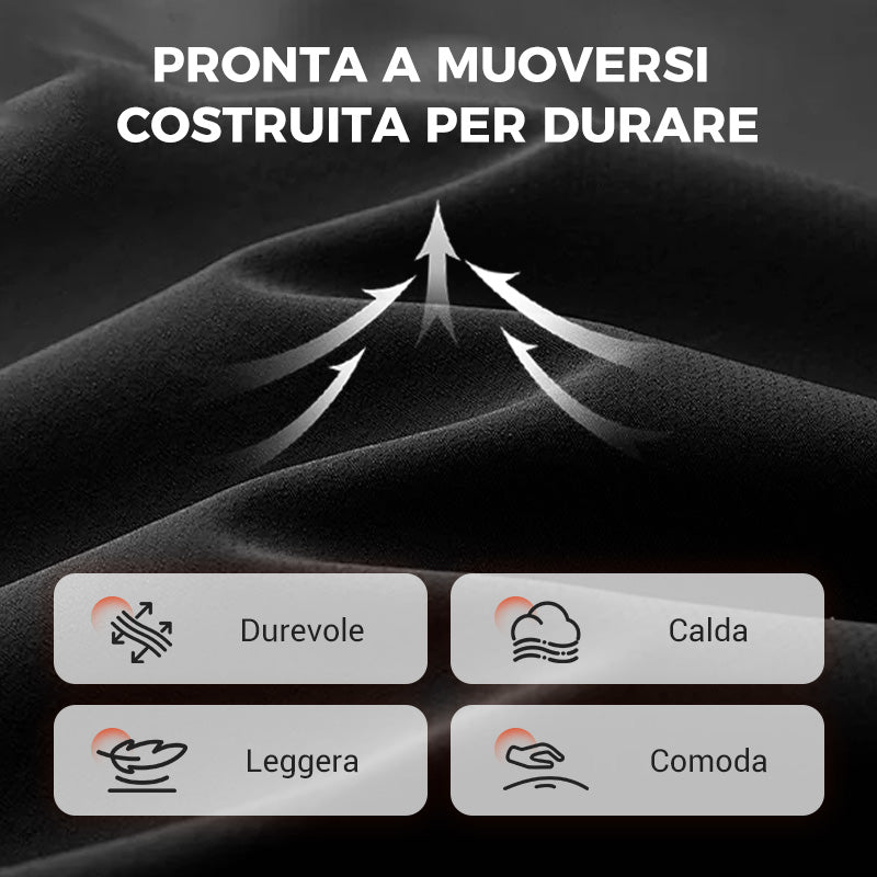 ⏳Offerta limitata nel tempo⏰Giacca antivento imbottita con cappuccio da uomo