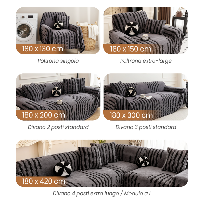 📢📢Sconto del 60%!!! ✨Copridivano morbido e antiscivolo in peluche