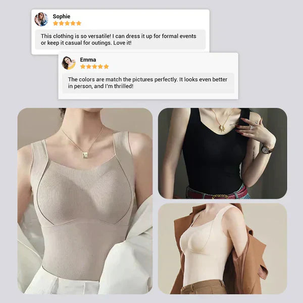 Canottiere Termiche Femminili con Reggiseno Integrato
